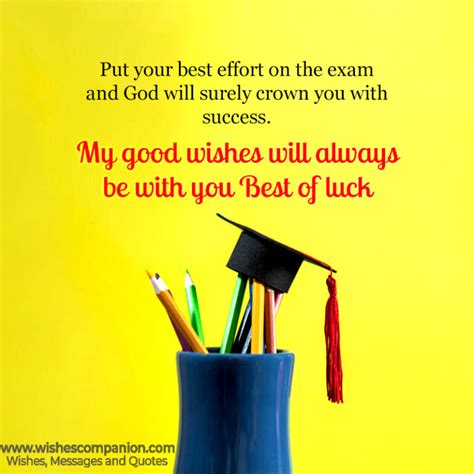 Exam Wishes Messages And Quotes Wishes Companion