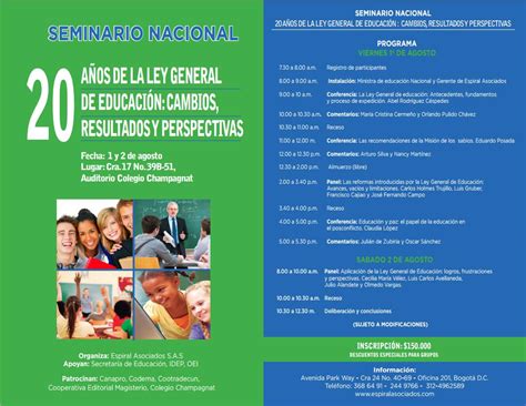 Seminario Nacional A Os De La Ley General De Educaci N Cambios