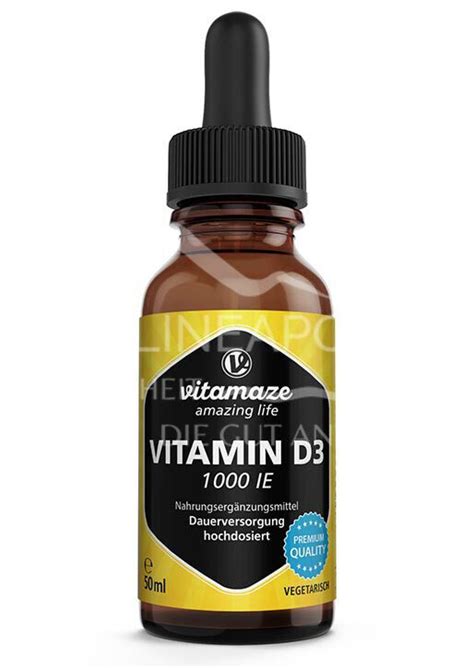 Vitamaze Vitamin D3 1000 IE Tropfen schnell günstig geliefert