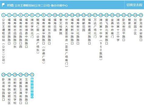 9月1日至4日濰坊9條公交增加運力 服務魯台會 每日頭條