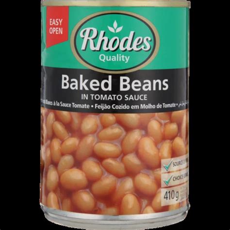 Rhodes Baked Beans In Tomato Sauce Raw African Food