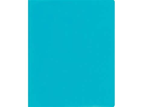 2 Pocket Plastic Folder With Fasteners Light Blue Pocket Folder