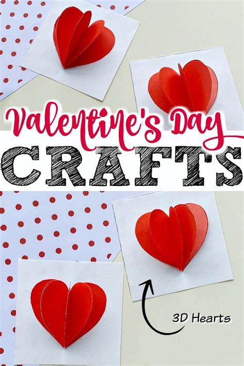 3D Heart Valentine S Day Crafts Valentine Day Crafts Valentine S