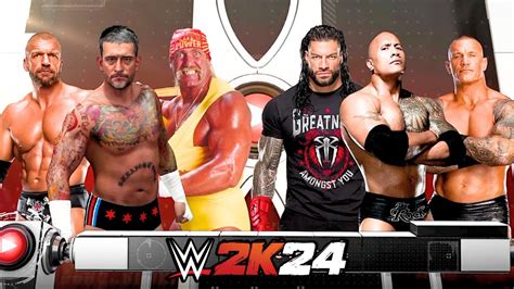 Wwe K Team Rrr Vs Team Hulkhogan Cm Punk Triple H Ft Roman