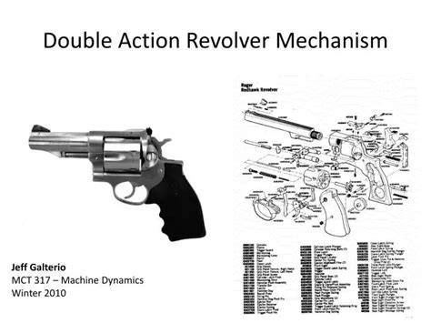 PPT - Double Action Revolver Mechanism PowerPoint Presentation - ID:2240533