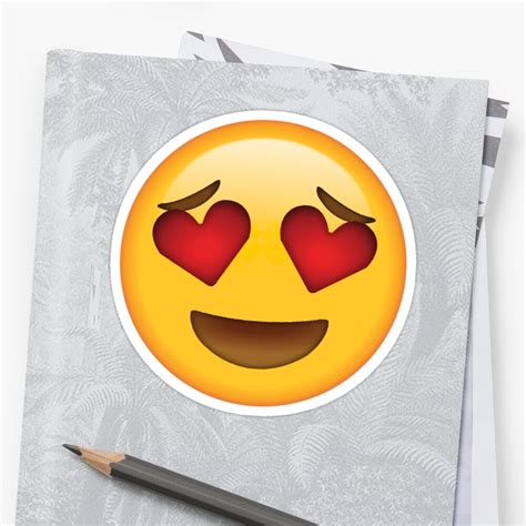 "Aww Heart Eyes Secret Emoji | funny internet meme" Sticker by ...