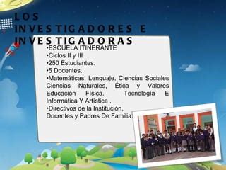 Proyecto Escuela Itinerante Ppt