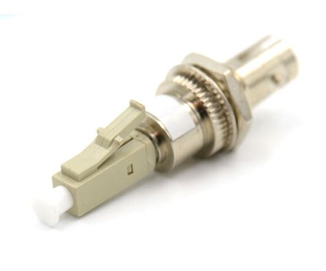 LC Male ST Female 9 125 Hybrid Adapter Fibertronics Inc