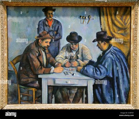 The Card Players, 1890-92, by Paul Cézanne Stock Photo: 42057287 - Alamy