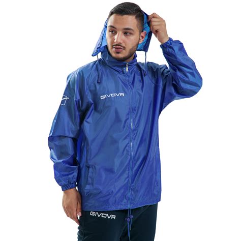 Givova Rain Jacket Rain Basico Blue