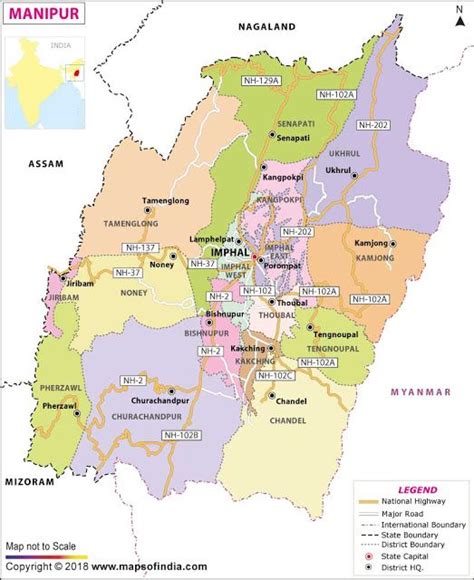 Mizoram Map State Districts Information And Facts Artofit