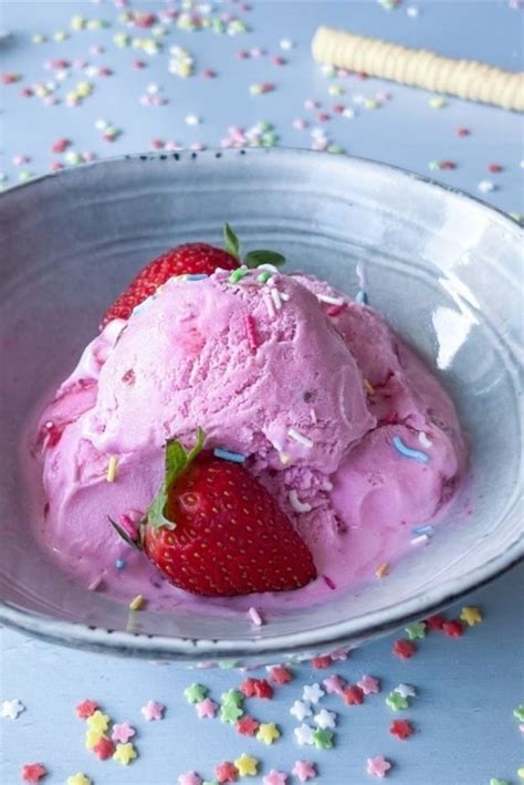 Helado De Fresa Casero Muy F Cil De Preparar Receta Helado De Fresa