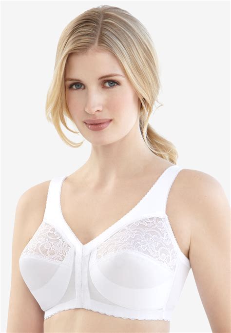 Magic Lift® Front Hook Wireless Bra By Glamorise® Plus Size Full Coverage Bras Woman Within