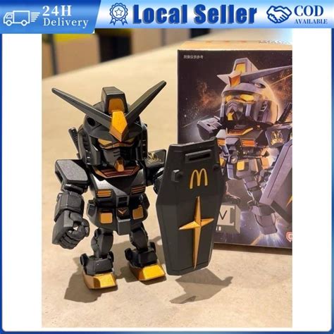 Qmsv Mini Gundam Mcdonald S Rx Gundam Bandai Angus Figure Limited