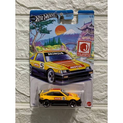 Hot WHEELS J IMPORTS HONDA CRX Shopee Malaysia