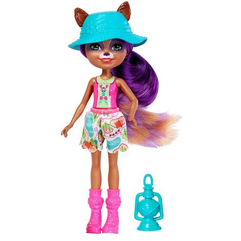 Enchantimals Raelin Raccoon Core Theme Pack Campfire Cuties Figure ...