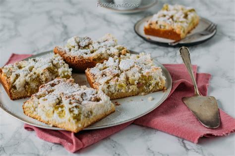 Rhabarber Kokos Kuchen Von Sevencooks