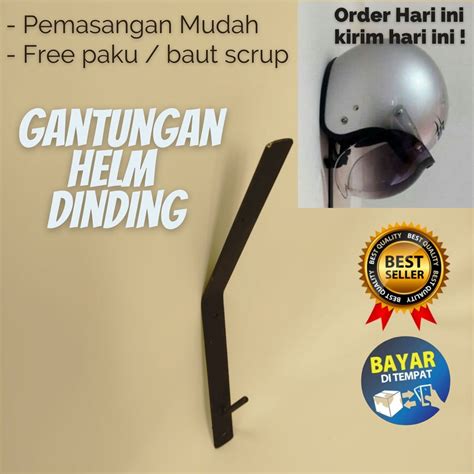 Jual Gantungan Helm Gantungan Helm Dinding Shopee Indonesia