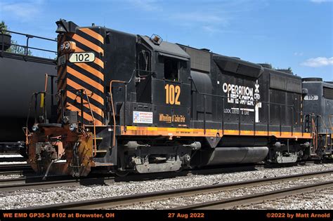 Current Locomotives Of The Wheeling Lake Erie Railway Roster Page