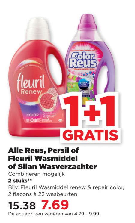 Silan Wasverzachter Wasmiddel Folder Aanbieding Bij Plus Details