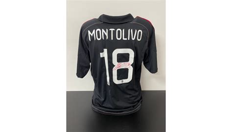 Montolivo S Official Milan Signed Shirt Charitystars