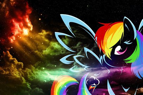 Hd Wallpaper Rainbow Dash From My Little Pony Friendship Is Magic