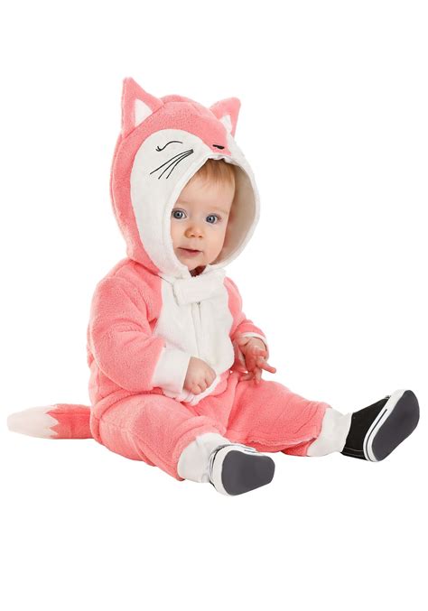 Pink Fox Baby Onesie Costume