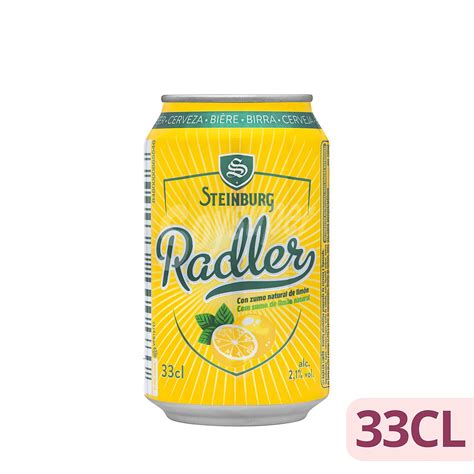 Steinburg Cerveza Radler Con Zumo Natural De Limon Lata 330 Ml