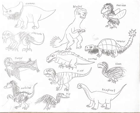 The New Dinosaurs (in the style of Ice Age) by ig99nt on DeviantArt