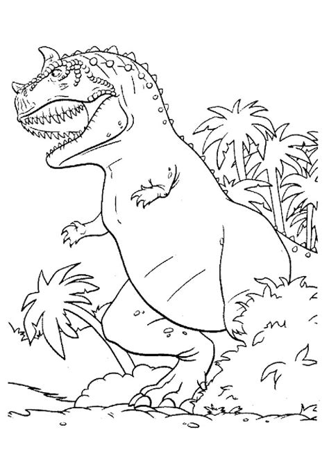 Free Printable Carnotaurus Coloring Pages Pdf Coloringfolder