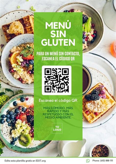 Carteles Para Productos Sin Gluten Editables