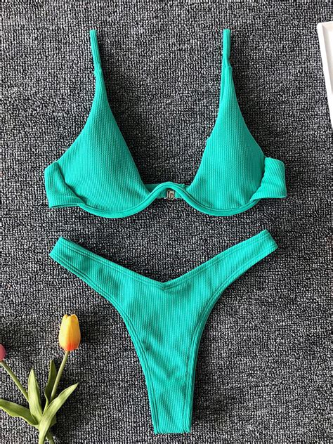 Miyouj New Pleasted Bikinis Sexy Swimsuit Women Bikini Set