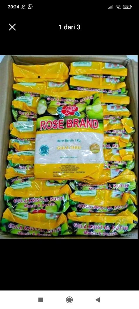 Gula Rosebrand 1kg Kuning Lazada Indonesia