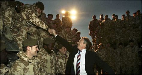 Blair Pledges His Support During Surprise Visit To Iraq The New York Times