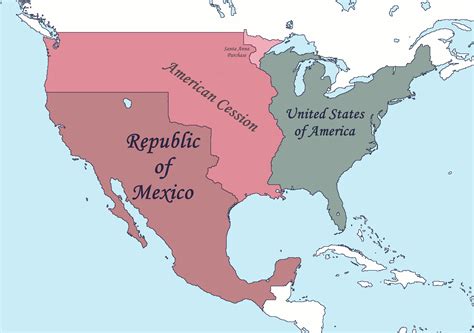 If the Mexican-American War Outcome was Reversed : r/imaginarymaps