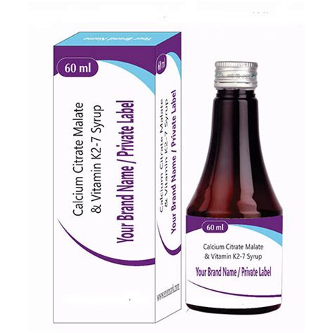 Calcium Citrate Malate And Vitamin K2 7 Syrup Generic Drugs At Best Price In Vadodara Rosedell