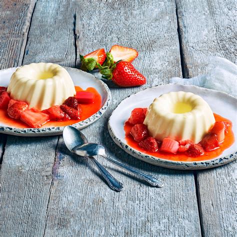 Panna Cotta Mit Erdbeeren Aldi Rezeptwelt