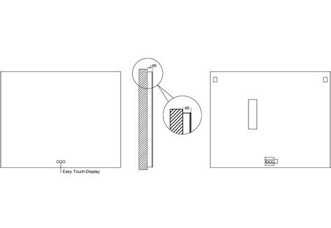 Frasco LED Lichtspiegel Monza Aufputz Standard 700 X 600mm FRASCO