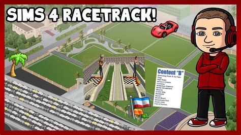 Sims 4 Racetrack Game Pack Ideas Youtube