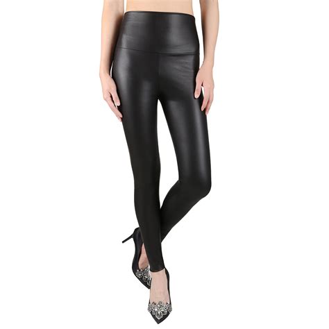 Buy Jntworld Womens Stretchy Faux Leather Leggings Pants Sexy Black