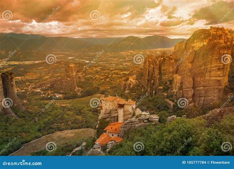 Monasteries Of Roussanou Saint Nicholas Anapafsas And Transfiguration