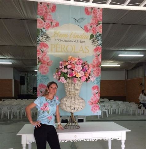 Congresso de Mulheres Pérolas 2015 Festa de mulheres Decorações de