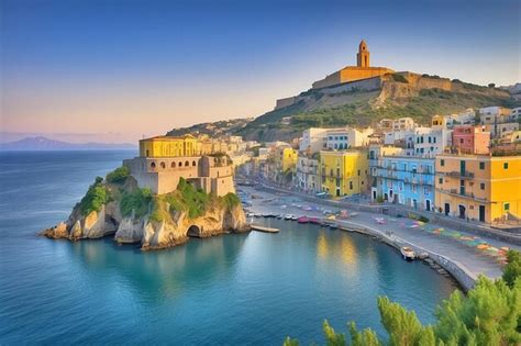 Premium Photo Procida Beautiful Island In The Mediterranean Sea Naples Hdr