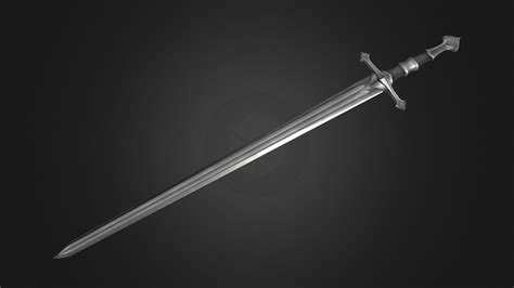 Fine Steel Sword 3d Model By Ronnie Magnum Ronniemagnum D3c680d