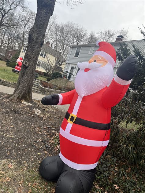 So So So Many Inflatable Santas Ho Ho Ho In Wellesley Neighborhood