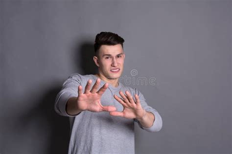 Negative Human Emotion Man Expressing Disgust Stock Image Image Of