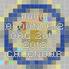 www.blountk12.org 2017-2018 calendar