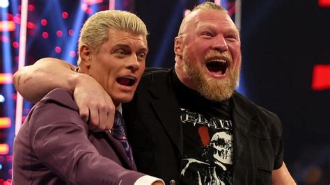 Brock Lesnar Returns To WWE Raw Clashes With Cody Rhodes