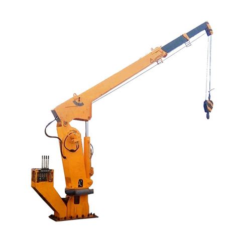 Capacity Kg Kg Telescopic Boom Portable Marine Hydraulic Crane