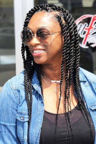 Kinky Twists Hairstyles Senegalese Twist Hairstyles Braids Hairstyles